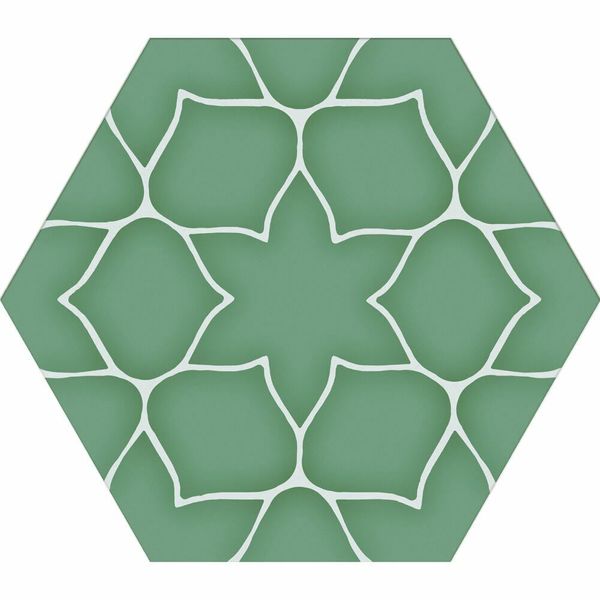 £64.99M2 Kerala Hexagon Aqua Tile