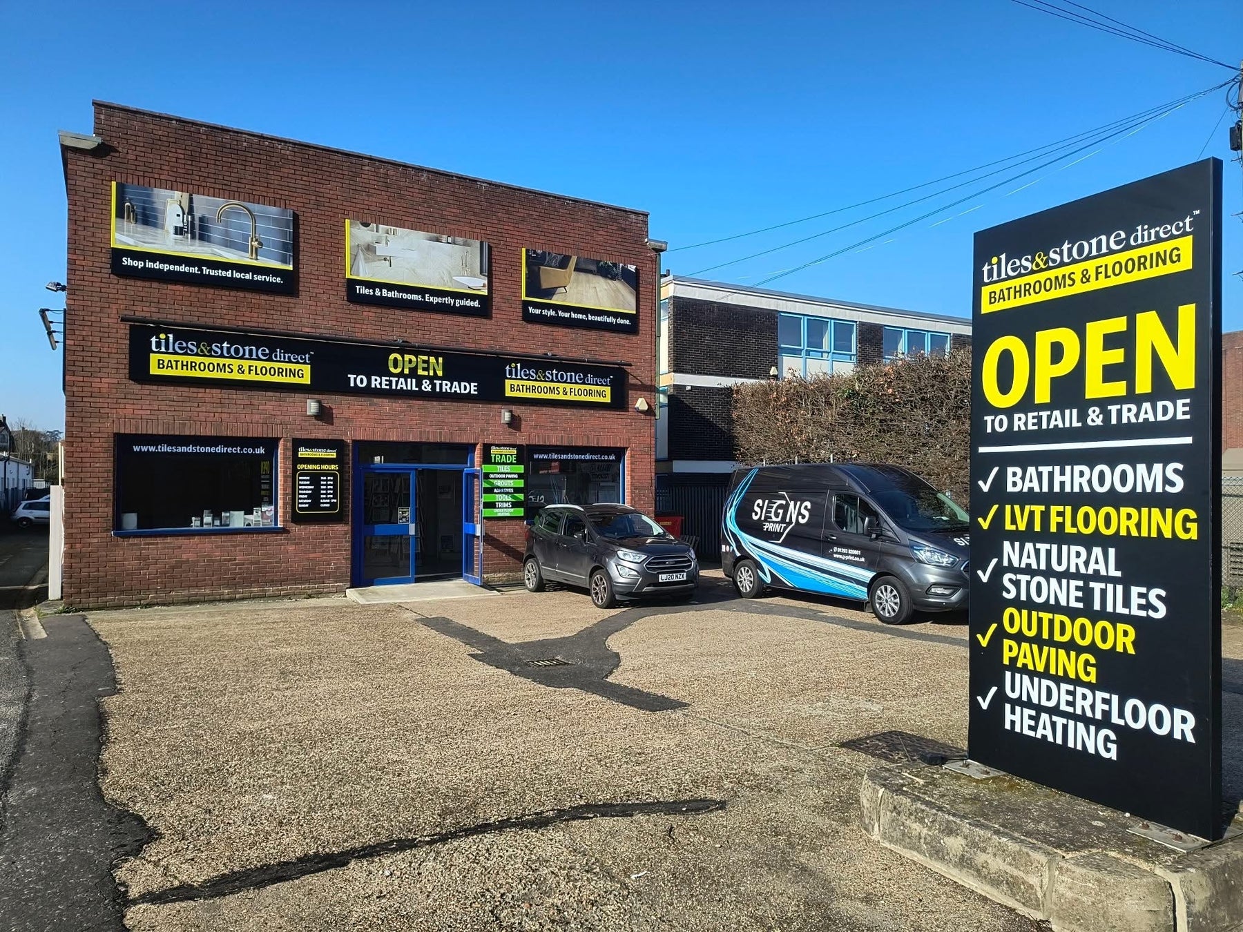 Tiles & Stone Direct Dorking – Your Local Tile, Bathroom & Flooring Showroom