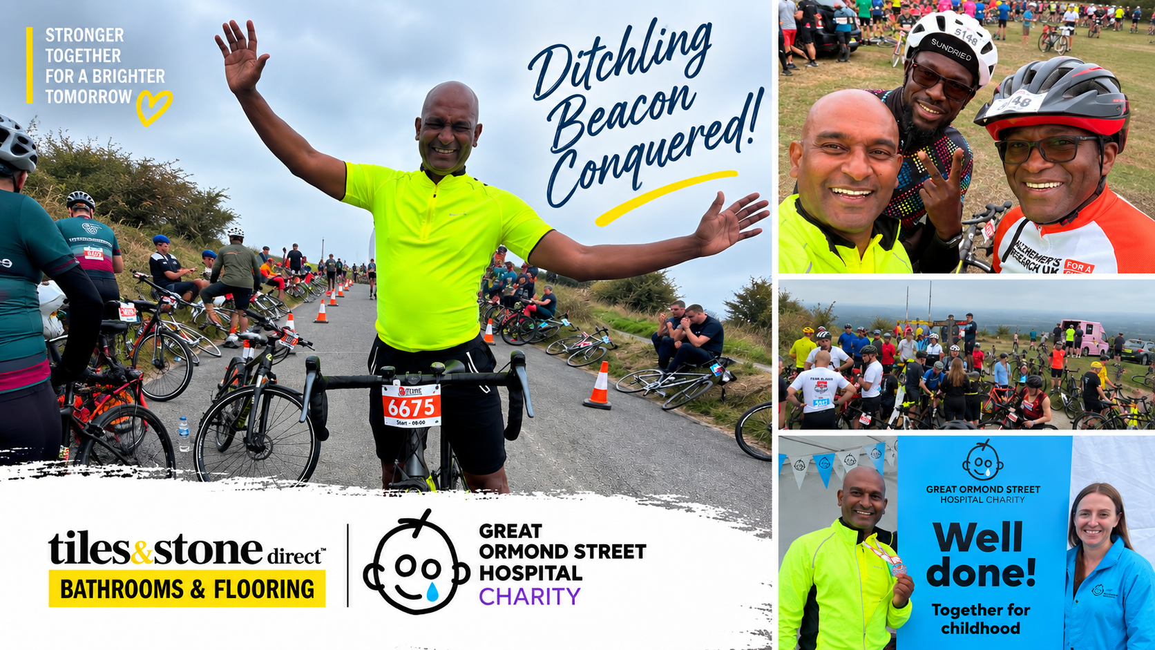 London to Brighton Charity Ride | Tiles & Stone Direct Raises £2,700+ for GOSH