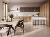 Porcelanosa Atlanta Light 14.2x59.6x0.85 14.2x59.6cm shown in a styled room setting