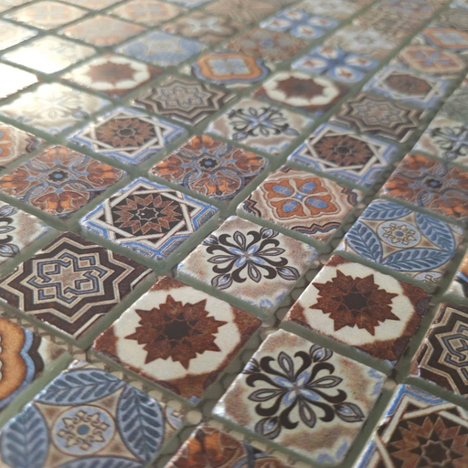 Agadir Gold Ocean Mosaic 2.3x2.3cm