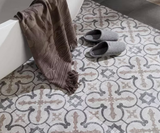 Porcelanosa Barcelona C L 59.6x59.6cm shown in a styled room setting