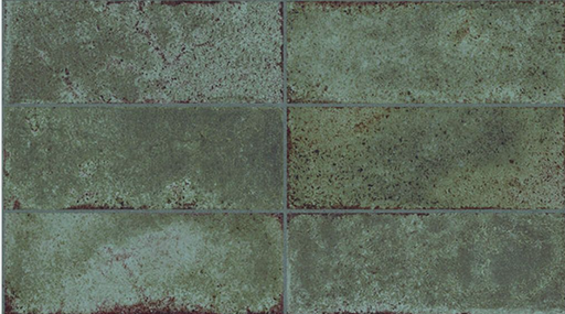 Porcelanosa Brick Vetri Green L 33.299999999999997x59.2cm tile