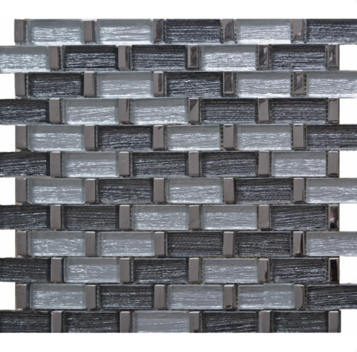 Chelsea Pewter Mosaic 2.3x4.8cm