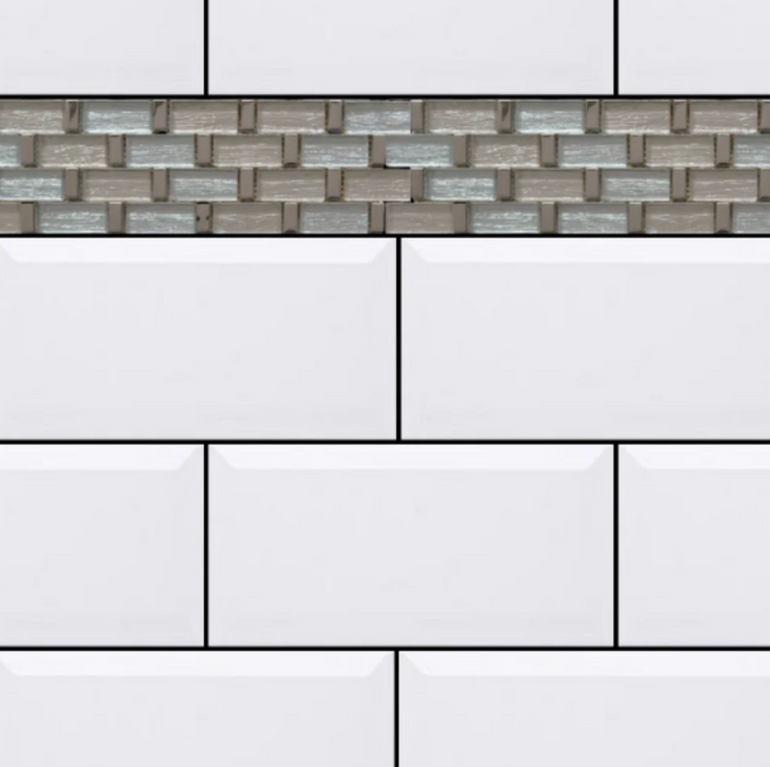 Chelsea Silver Mosaic 2.3x4.8cm image 2