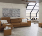 Porcelanosa Deco Harlem Caliza L 59.6x59.6cm shown in a styled room setting
