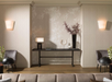 Porcelanosa Deco Treccia Natural 59.6x150cm shown in a styled room setting