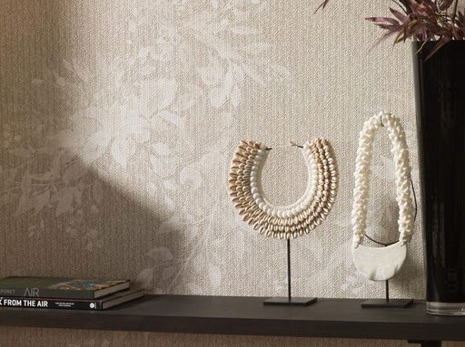 Porcelanosa Deco Treccia Natural 59.6x150cm shown in a styled room setting