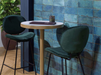Porcelanosa Deco Vetri Blu 33.299999999999997x59.2cm shown in a styled room setting