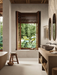Porcelanosa Dorcia Bone C-2(r10) L 80x80cm shown in a styled room setting