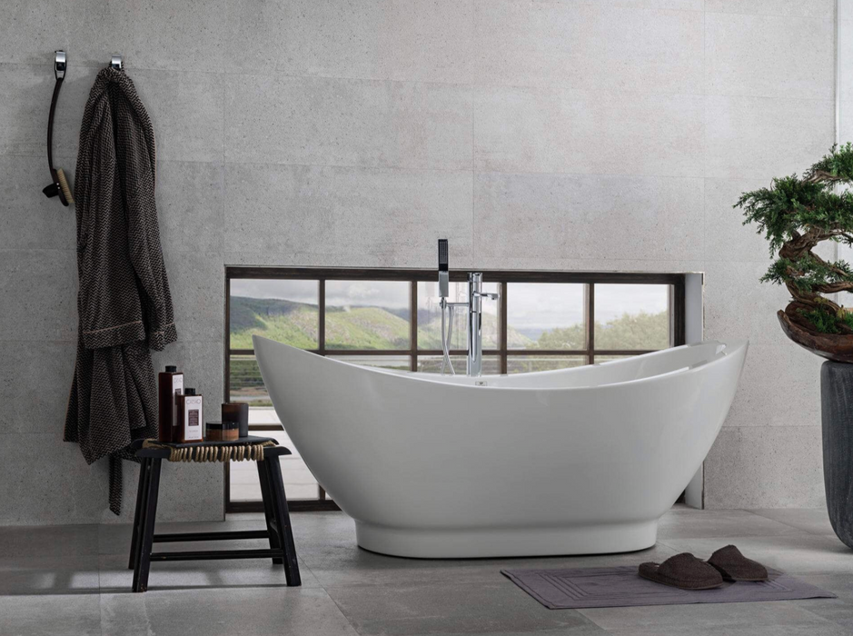 Porcelanosa Dover Acero L 59.6x59.6cm shown in a styled room setting