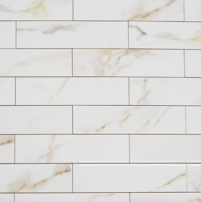 Diamond Vein Gold Gloss 7.5x30cm
