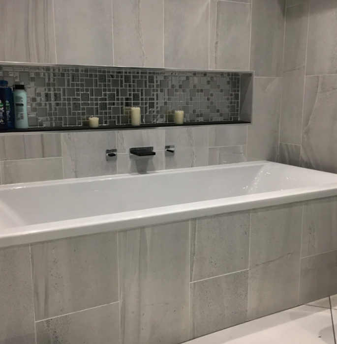 English Heritage Mist Grey Stone Matt 30x60cm