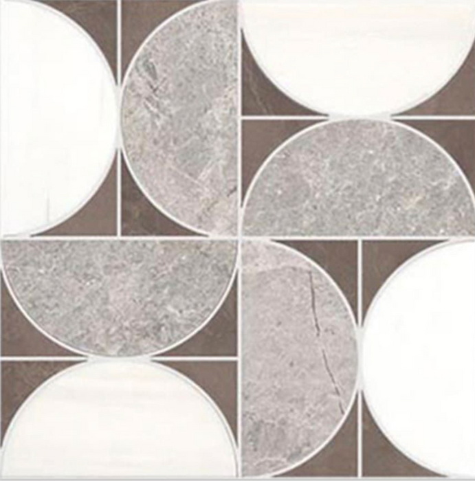 Porcelanosa Figure Spiral Dark 29.9x29.9x1 29.9x29.9cm tile