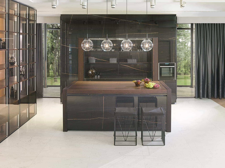 Porcelanosa Fontana Matt L 120x120cm shown in a styled room setting