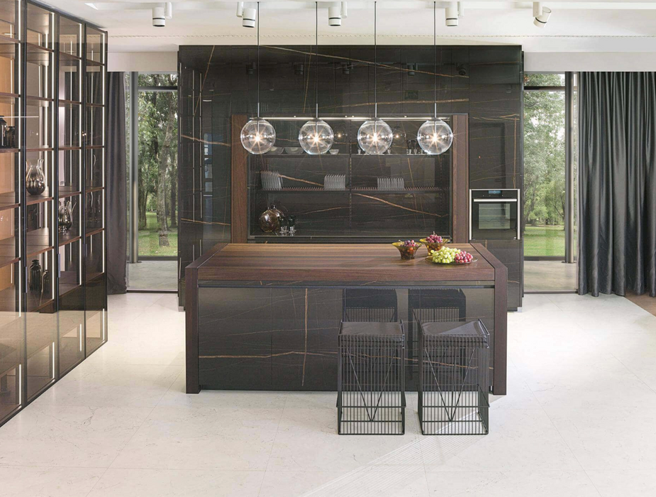 Porcelanosa Fontana Matt L 120x120cm shown in a styled room setting