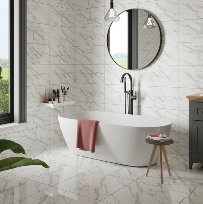 Florentine Carrara Marble Polished 60x30cm image 2