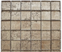 Gilded Pewter Mosaic 4.8x4.8cm