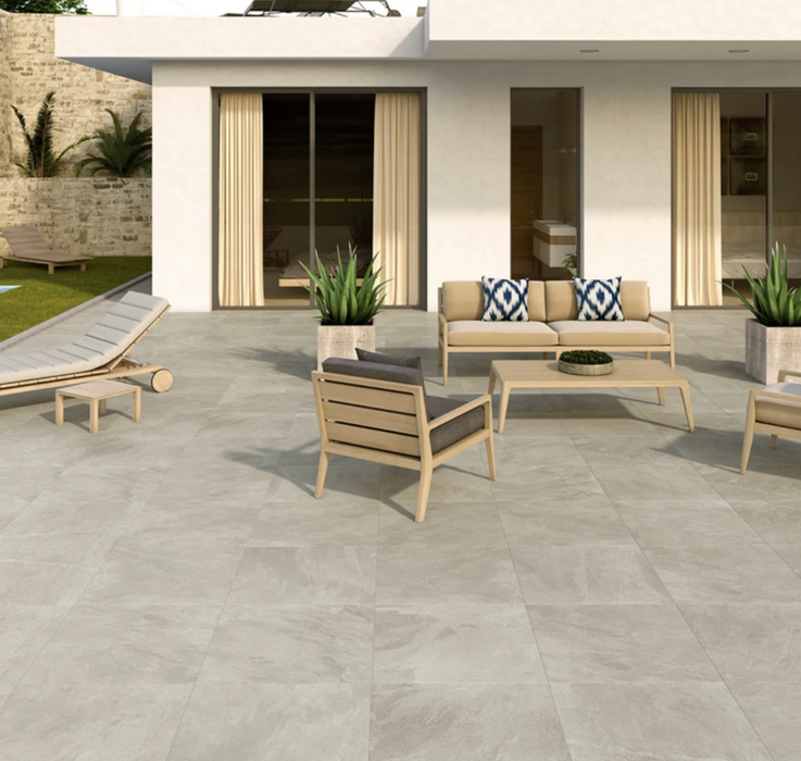 Highland Bone Slate Outdoor Matt 60x60cm