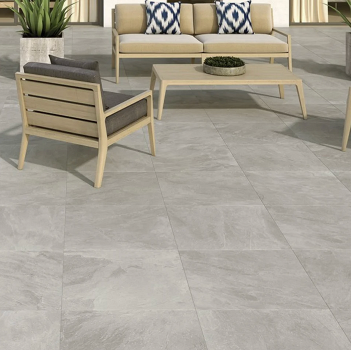 Highland Grey Slate Outdoor Matt 60x60cm