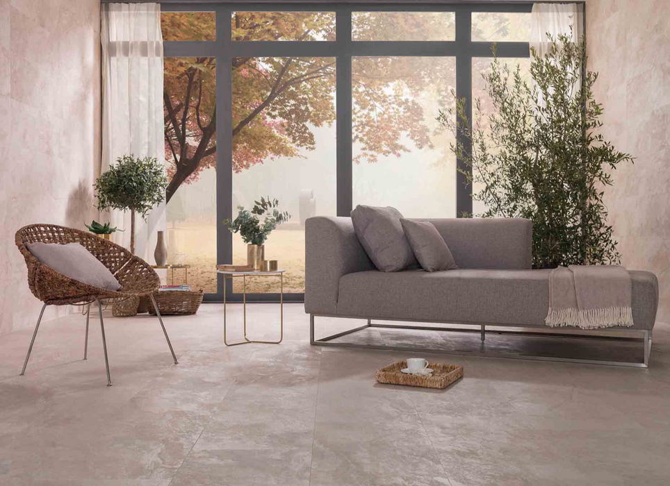 Porcelanosa Image Cream (ex Mir)40x80 40x80cm shown in a styled room setting