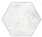 Ibiza Arctic Hexagon Matt 23x27cm