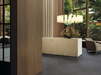 Porcelanosa Karachi Grey L 120x120cm shown in a styled room setting