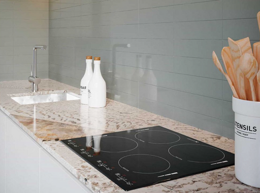 Porcelanosa Kent Sea Gloss 8x30x0.85 8x30cm shown in a styled room setting