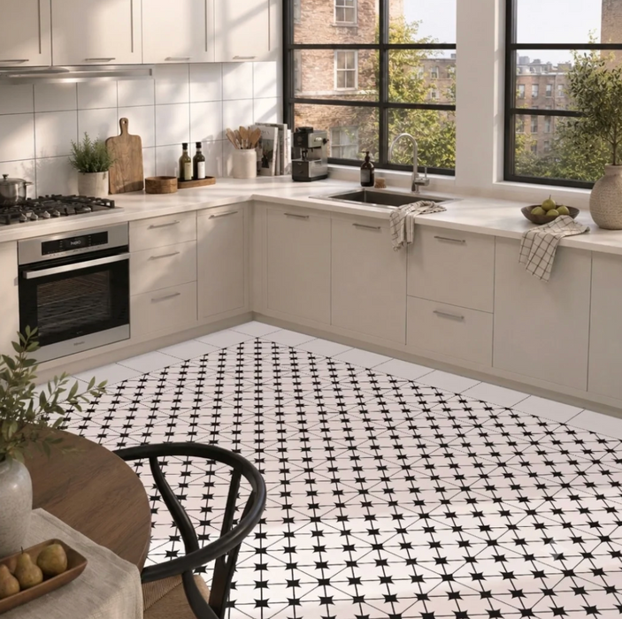 Kensington Star Porcelain Matt 20x20cm