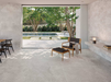 Porcelanosa Liston Hannover Bone Topo 59.6x150cm shown in a styled room setting