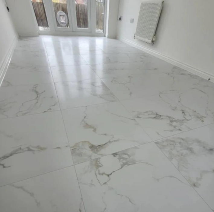 Lake Como Arctic Carrara Marble Matt 60x60cm image 3