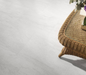 Porcelanosa Madagascar Blanco L 44.3x44.3cm shown in a styled room setting