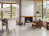 Porcelanosa Madagascar Natural L 25x44.3cm shown in a styled room setting