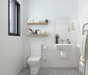 Porcelanosa Madagascar Natural L 33.299999999999997x59.2cm shown in a styled room setting