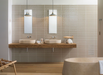 Porcelanosa Malaga Beige L 25x44.3cm shown in a styled room setting