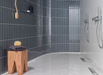 Porcelanosa Malaga Ocean L 25x44.3cm shown in a styled room setting