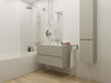 Porcelanosa Marmi China XL 45x120cm shown in a styled room setting