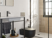 Porcelanosa Marmol Carrara Blanco L 33.299999999999997x59.2cm shown in a styled room setting