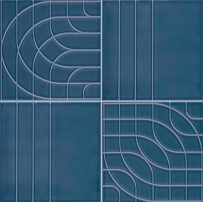 Porcelanosa Metropolitan Deco Ocean(60c/p) 20x20cm tile