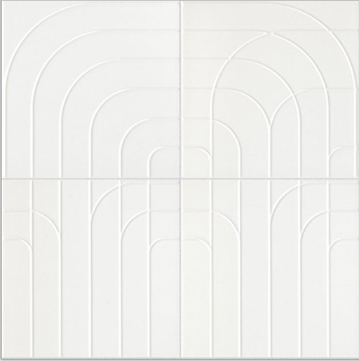 Porcelanosa Metropolitan Deco Snow(60c/p) 20x20cm tile