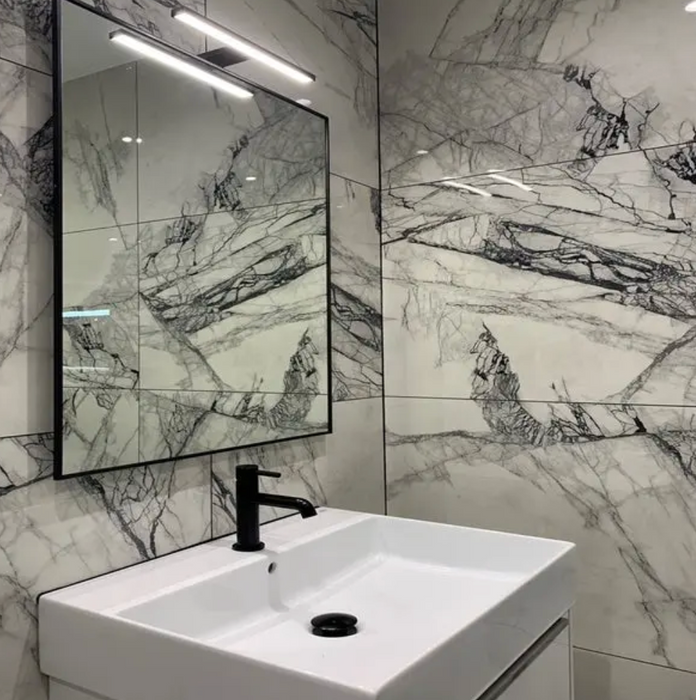 Mila Midnight Carrara Marble 60x120cm image 4