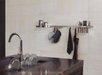 Porcelanosa Nantes Caliza L 120x120cm shown in a styled room setting