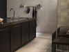 Porcelanosa Nantes Caliza L 59.6x59.6cm shown in a styled room setting
