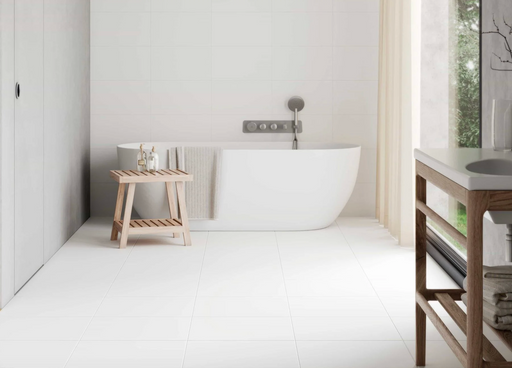 Porcelanosa Nova L 44.3x44.3cm shown in a styled room setting