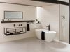 Porcelanosa Ona Blanco L 25x44.3cm shown in a styled room setting