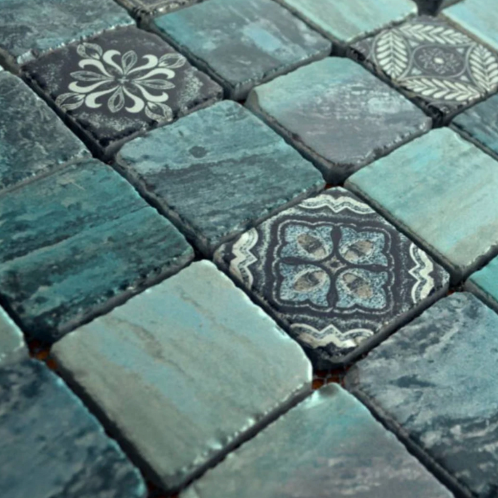 Old English Jade Mosaic 4.8x4.8cm image 2