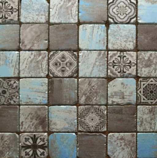 Old English Ocean Mosaic 4.8x4.8cm