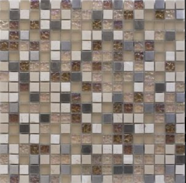 Palm Springs Travertine Mosaic 1.5x1.5cm