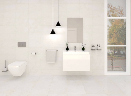 Porcelanosa Rivoli L 44.3x44.3cm shown in a styled room setting