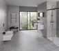 Porcelanosa Rodano Acero 33.299999999999997x100cm shown in a styled room setting